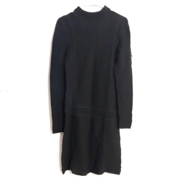 Athleta Riverhead Wool Drop Waist Sweater Dress - Picture 1 of 9